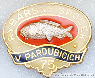 Rybářský odznak Rybářský spolek v Pardubicích 75 let