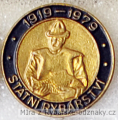 Rybářský odznak Státní rybářství 1919-19