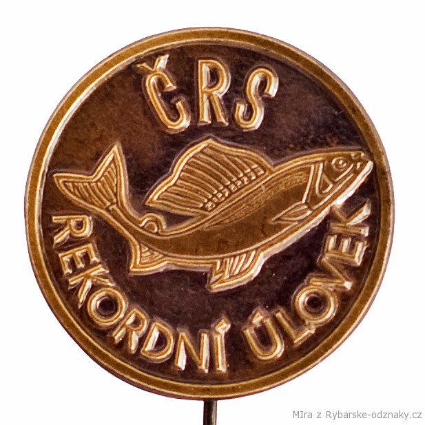 Rybářský odznak Trofejní úlovek bronzový odznak
