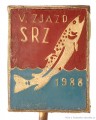 Rybářský odznak V. Zjazd SRZ 1988