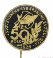 Rybářský odznak 50 rokov SRZ 1926-1976