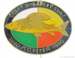 Rybářský odznak ČRS M.O. Plzeň 1890-1990