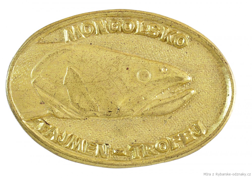 Rybářský odznak Mongolsko Ingol - Tajmen - rekord
